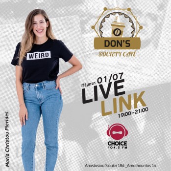 LIVE LINK AT DON'S SOCIETY CAFE